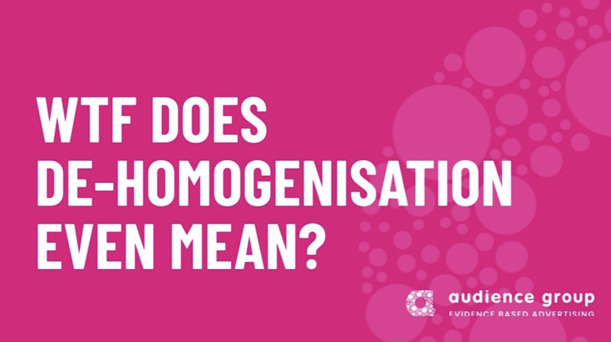 AI and Marketing Strategy: Prioritise De-homogenisation